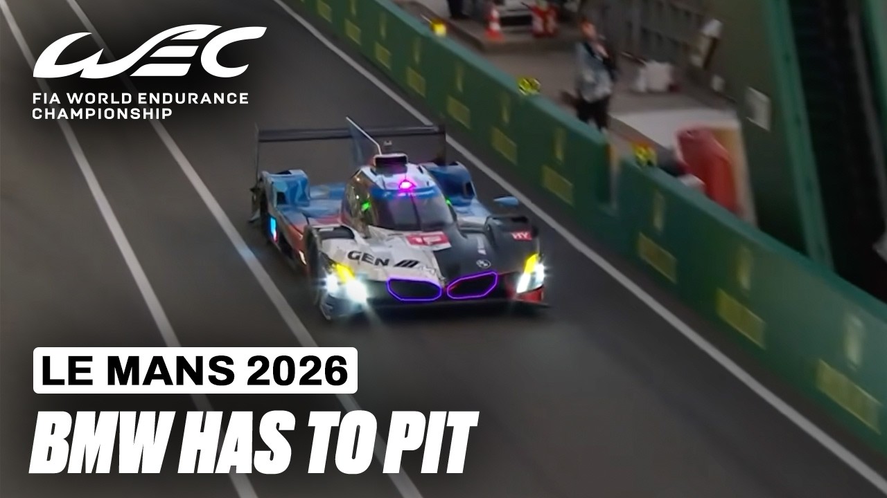 BMW Has to Pit After a Collision | 24 Hours of Le Mans 2026 | FIA WEC