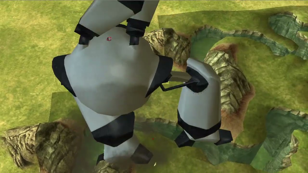 Rayman 4 Prototype - Controlling the Rabbid Mecha Bipod