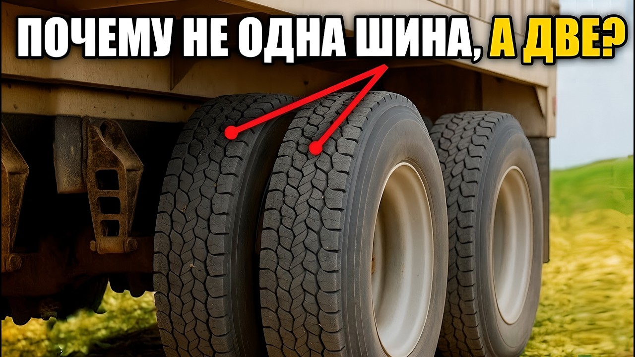 Вот Зачем На Самом Деле Грузовикам Двойные Колёса