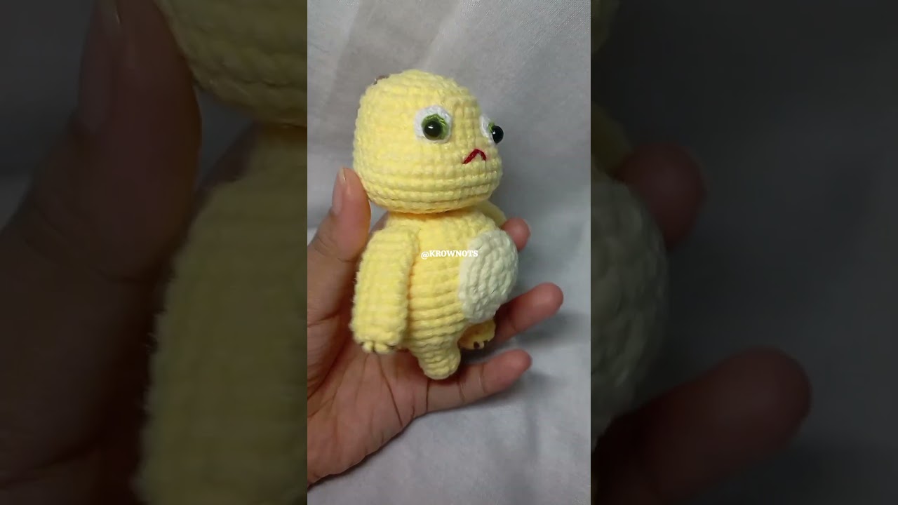 Crochet Nailoong #nailong #dinokuning #shorts #nailoong