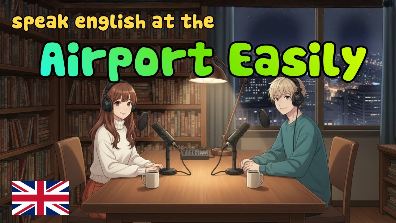 English at the Airport: Real Check-in Conversation for Beginners (Repeat & Practice)