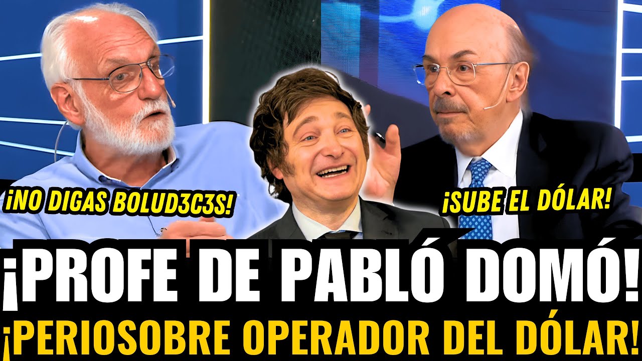 &iexcl;EL PROFE DE PABLO DOM&Oacute; en VIVO a PERIOSOBRE OPERADOR del D&Oacute;LAR de MILEI!
