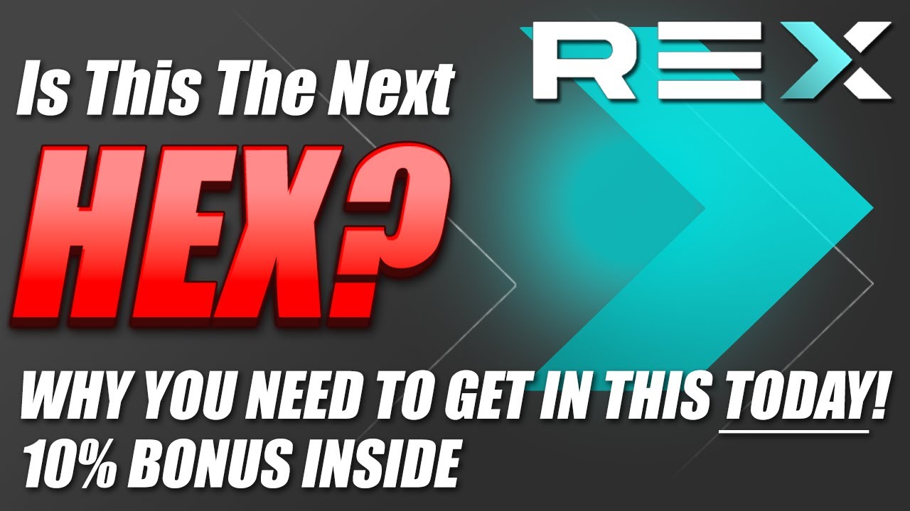 Is REX the next HEX / AVARICE? Get in TODAY for *HUGE* potential!! #rex #hex #crypto #rexcontest