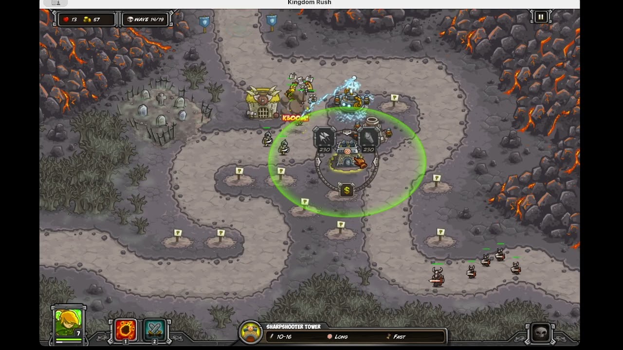 Kingdom Rush  Mission 10  The Waste Failed 1B