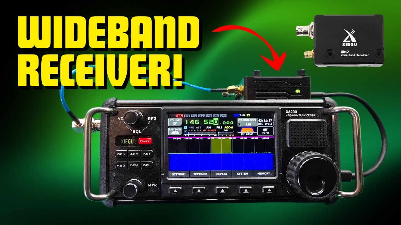 The Hidden Magic of the Xiegu WR-12 Receiver | Wideband Upgrade Tested!