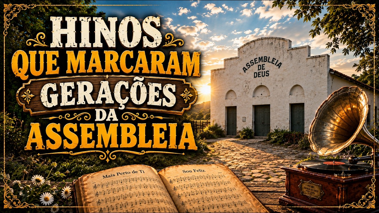 OS GRANDES HINOS ANTIGOS DA ASSEMBLEIA 🎵 CAN&Ccedil;&Otilde;ES QUE CONTINUAM INESQUEC&Iacute;VEIS