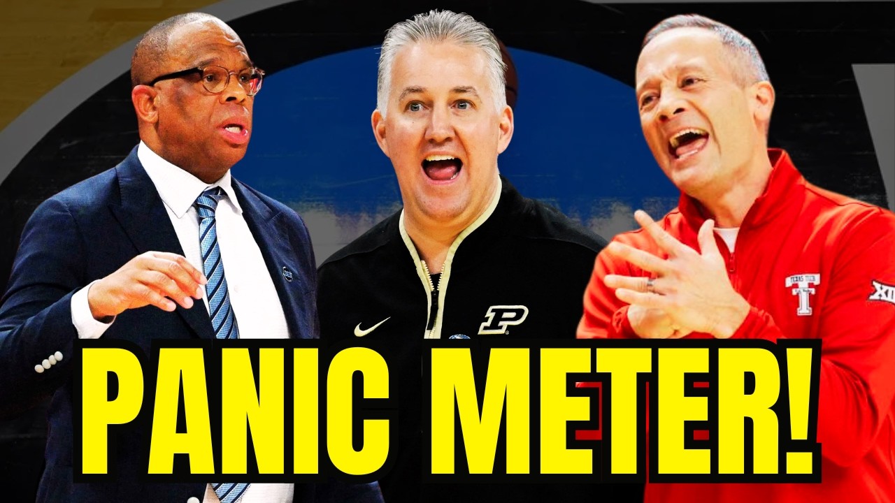 Updating Our College Basketball Panic Meter Rankings!