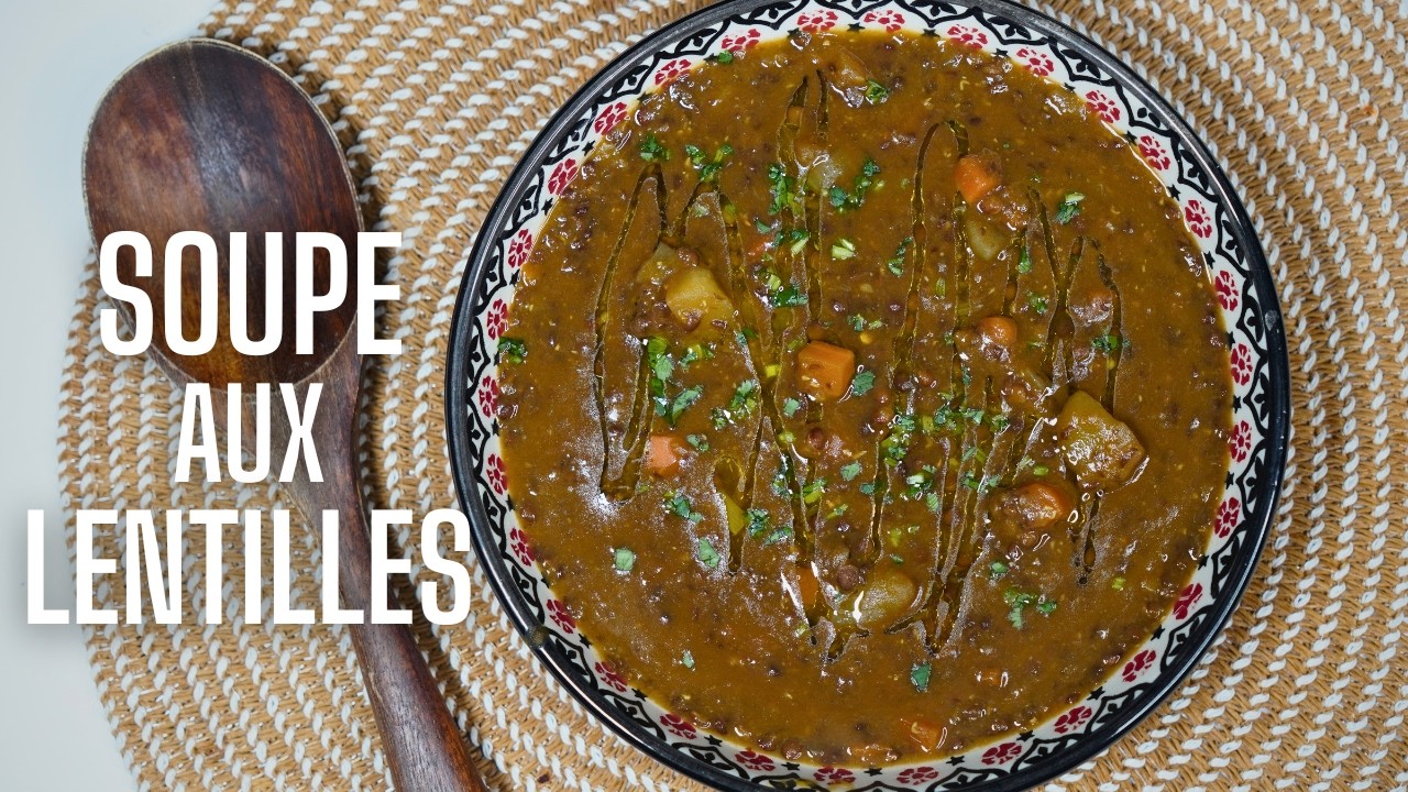 J’AI FAIT UNE SOUPE aux LENTILLES POUR LUTTER CONTRE LE FROID et ce fut une DINGUERIE