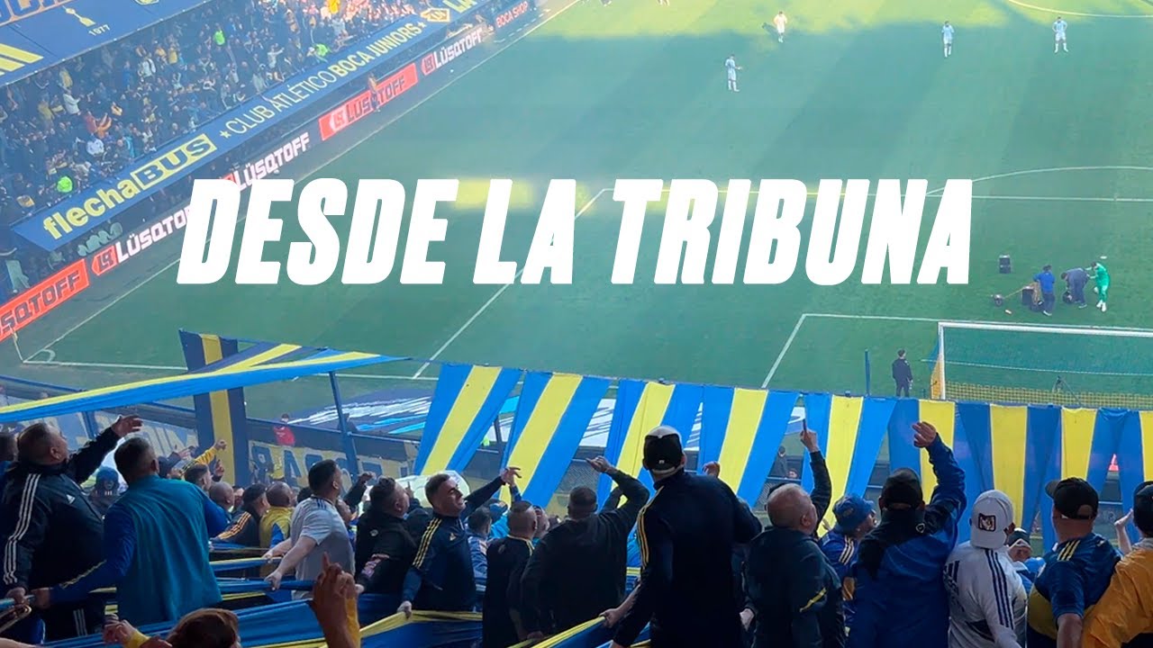 BOCA vs RACING en LA BOMBONERA - DESDE LA 12