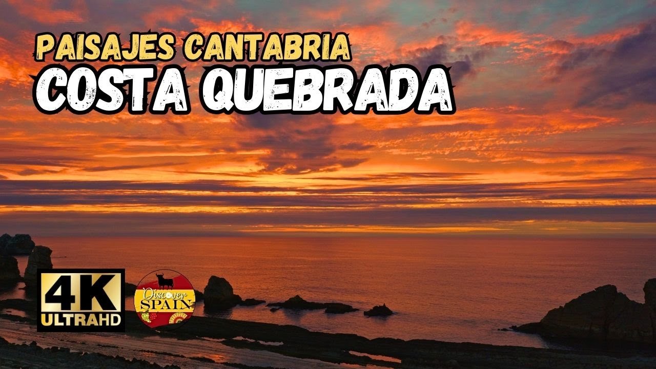 Paisajes de La Costa Quebrada en Cantabria, España