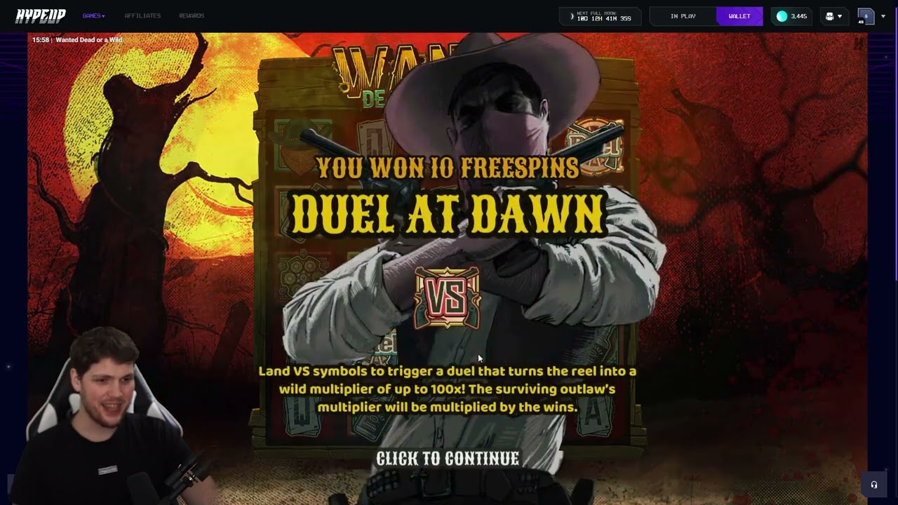 MY BIGGEST WANTED DEAD OR A WILD BONUS PAID