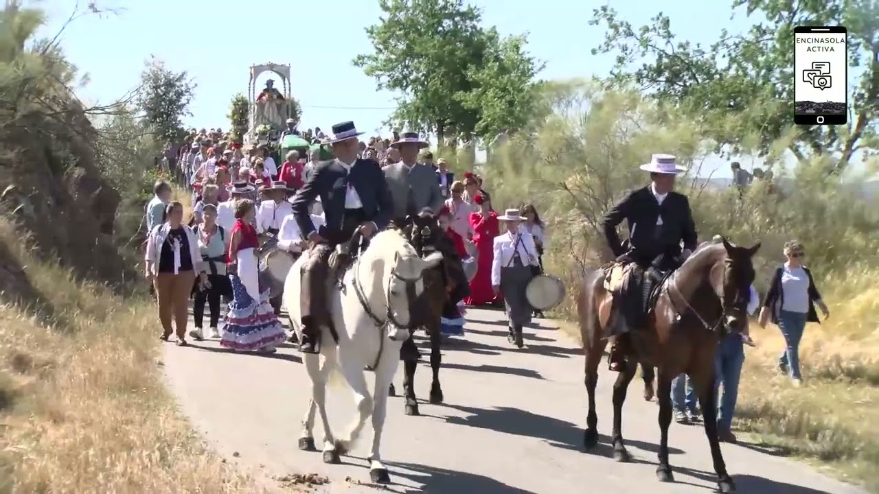 SALIDA de la ROMERÍA 2023 de NTRA SRA DE FLORES de ENCINASOLA
