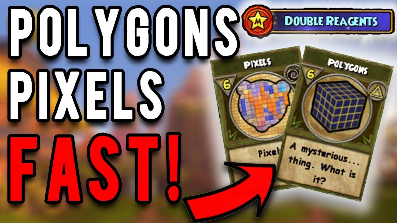 The *NEW* BEST Method to Farm Polygons AND Pixels in Wizard101...