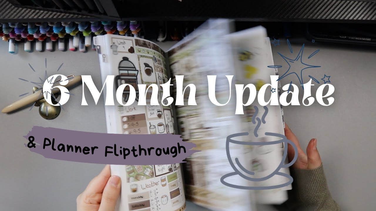 Planner Flip Through (January -June) & Journal Update
