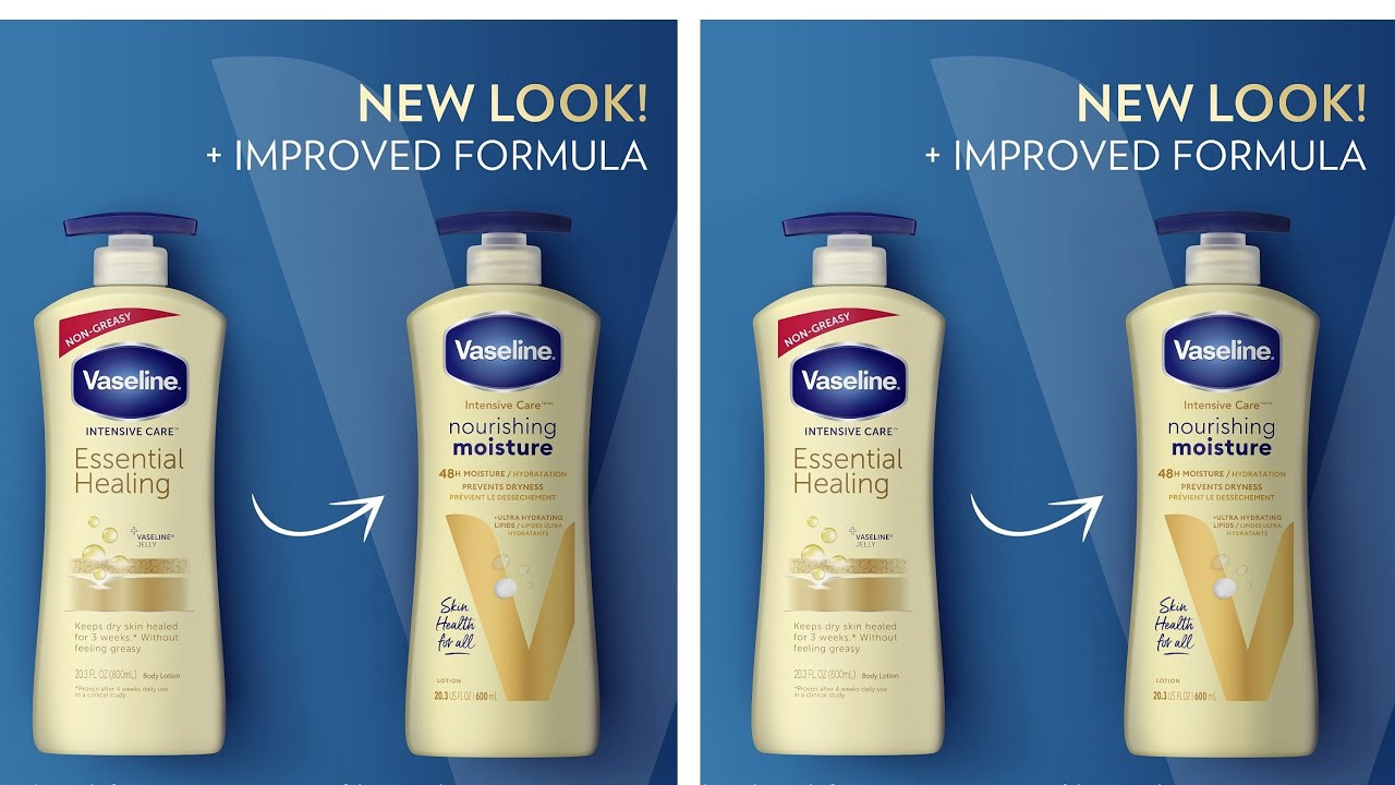 Da Rạng Rỡ, Mịn Màng, Mượt Mà Cùng VASELINE Essential Healing - Chai Vàng 725ml USA