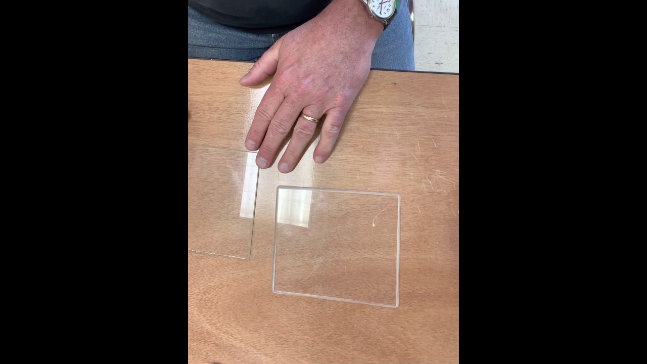 Beveling the Edges of the Plexiglas Plate