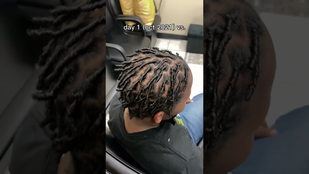 Almost 4 years loc&rsquo;d! really watched him grow up doing his locs 🥹 #loctician #shorts