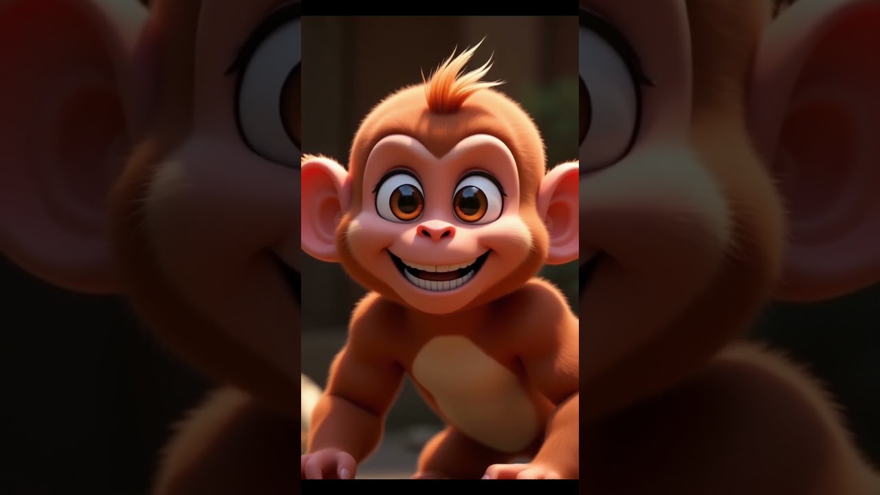 bandar aur tarbooj #cartoon #short #animation #viral
