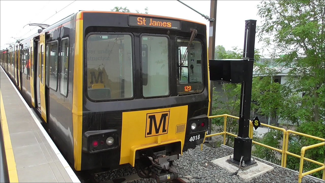 Tyne and Wear Metro Train Ride - Walkergate to Manors