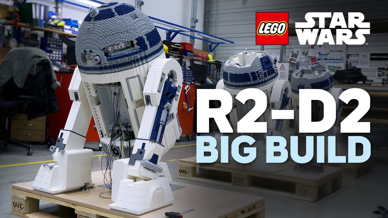 This big LEGO&reg; Brick built R2-D2 is AWESOME | LEGO&reg; STAR WARS&trade;