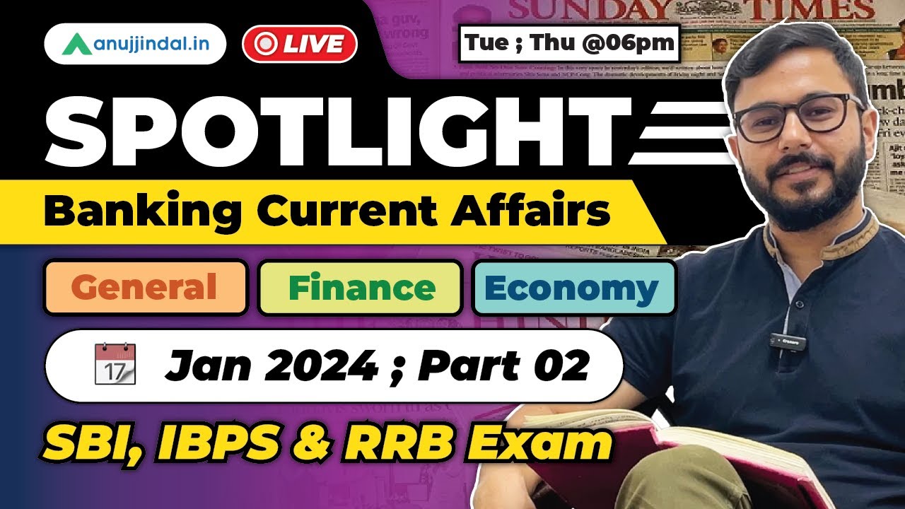 Current Affairs for Banking Exams | Bank Exams 2024 | General Awareness | SBI PO | IBPS 2024 | RRB