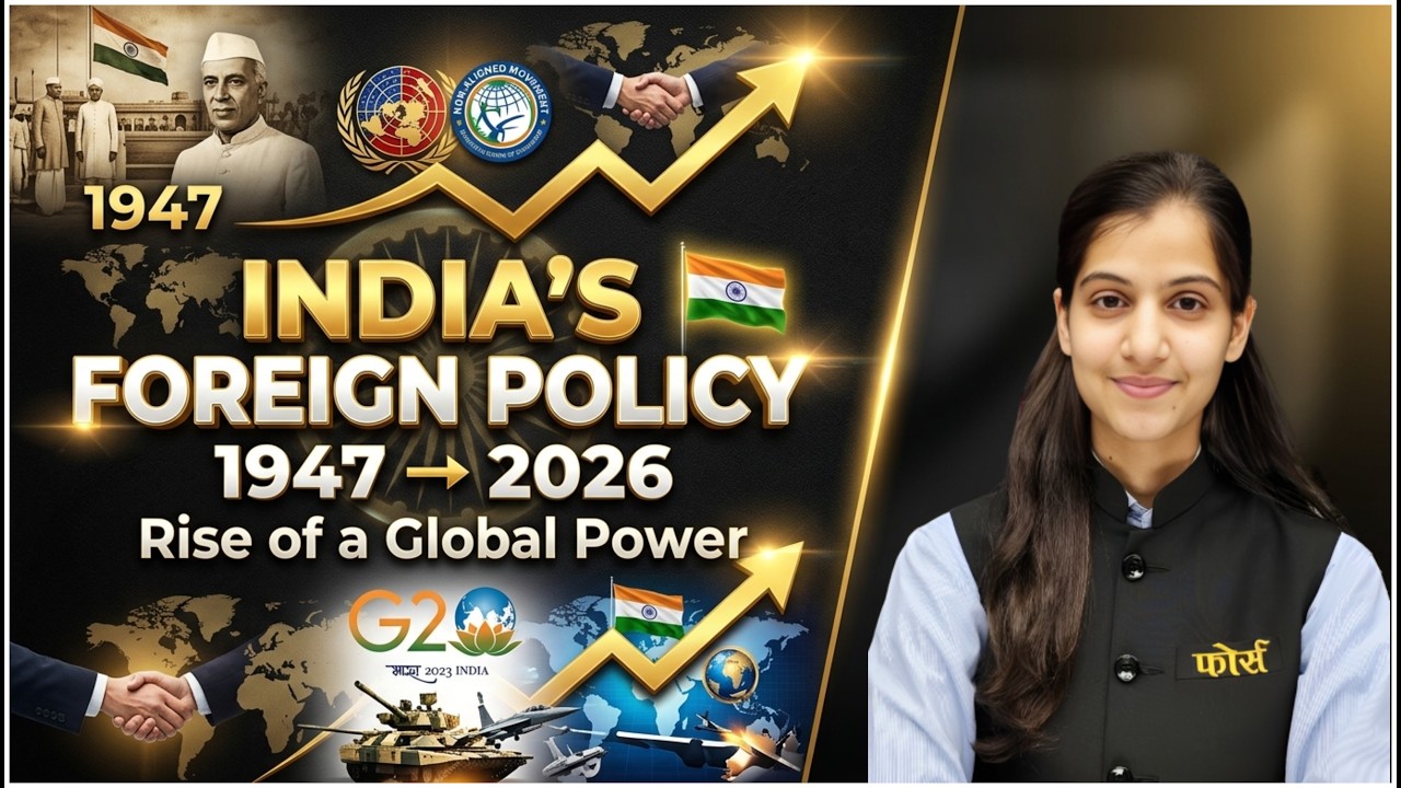 India&rsquo;s Foreign Policy: From 1947 Struggles to 2026 Global Power | The Complete Evolution