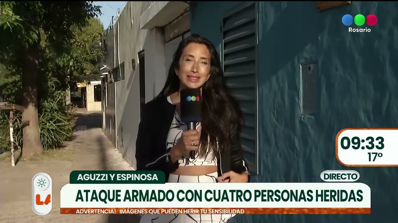 Ataque armado con cuatro personas heridas ► TELEFE ROSARIO