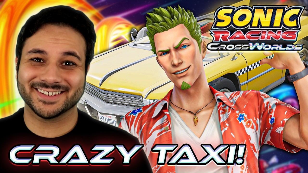 CRAZY TAXI IN SONIC RACING CROSSWORLDS!