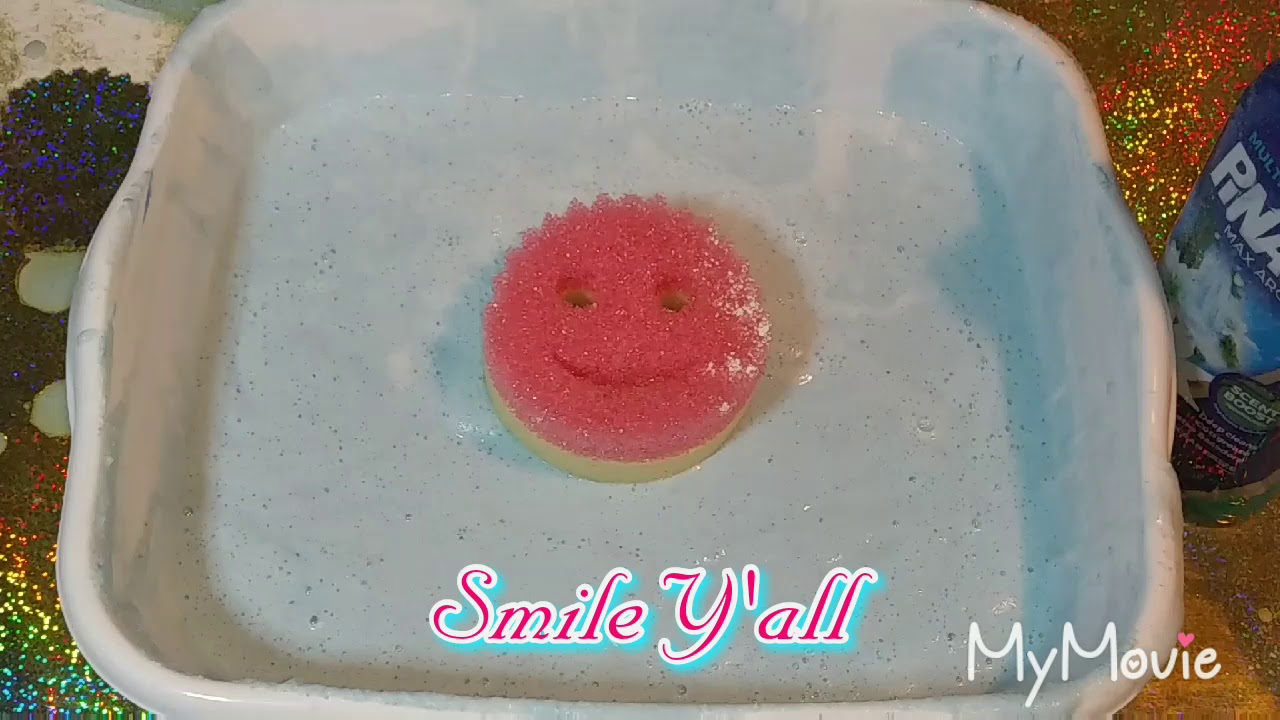 ASMR🌺Relaxing Sounds😌💐🌼Laundry & Cleansing Powder💛💐SPONGE&PASTE🌸🌹PLAY🥀