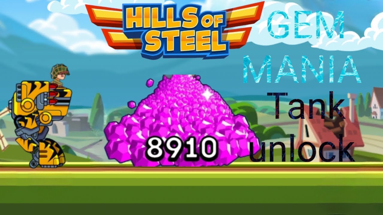 Hills off steel new gem mania event start 😱🔥And Tank unlock 🔓🔥🔥💯💯🎯🎯☠️☠️