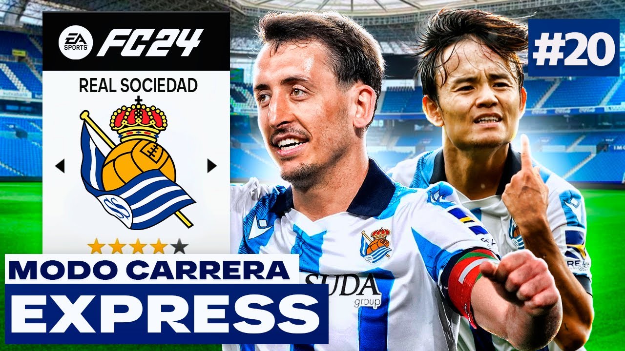 Reconstrucci&oacute;n Totalmente &Eacute;pica con Hodei | FC 24 Modo Carrera Express: Real Sociedad #20