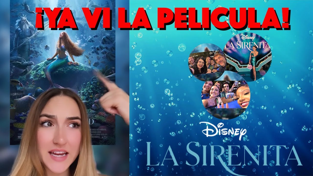 YA VI LA SIRENITA Y CONOCI A HALLE BAILEY!! DISNEY MEXICO LA SIRENITA PREMIERE - Zamy Baumüller