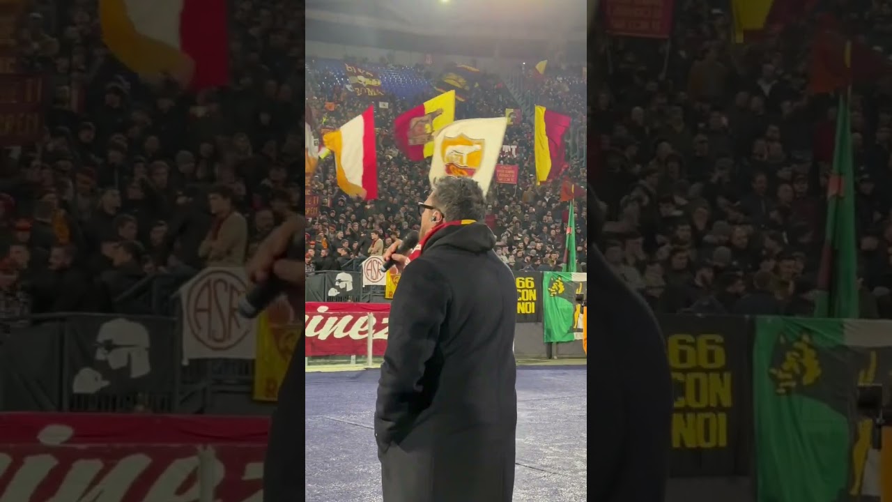 🟨 MAI SOLA MAI! 🟥 Marco Conidi LIVE sotto la #CurvaSud #asroma #romajuve