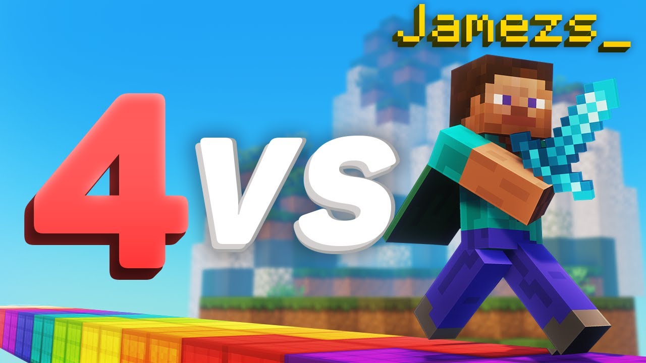 Craziest 1v4 Clutch | Ranked Bedwars