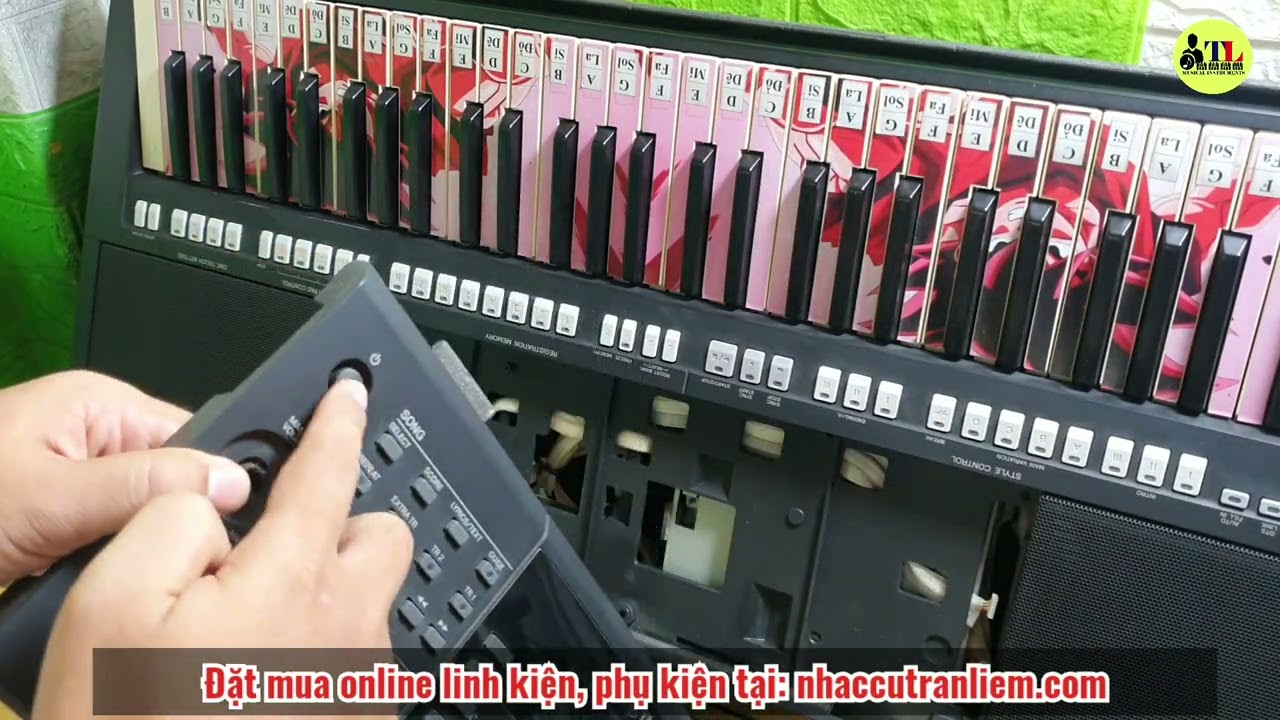 Hướng dẫn Thay nút Nguồn cho các dòng Đàn Organ Yamaha PSR S750 S950 S770 S970 S775 S975 Trần Liêm