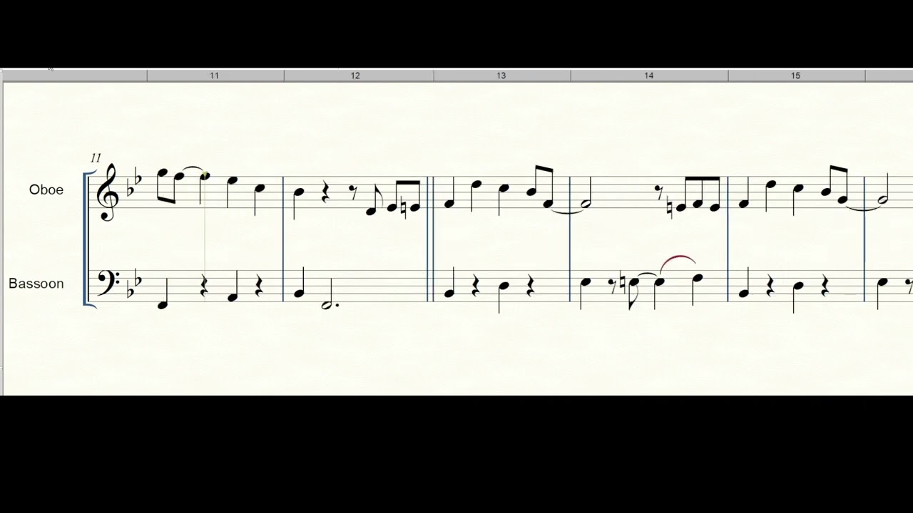 Jingle bells Oboe Basson Duo