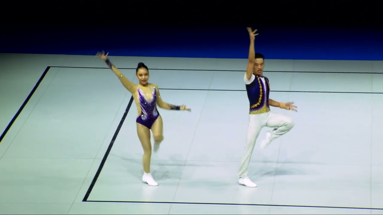 Mongolia (MGL) - 2024 Aerobic Worlds, Pesaro (ITA) Qualifications Mixed Pair