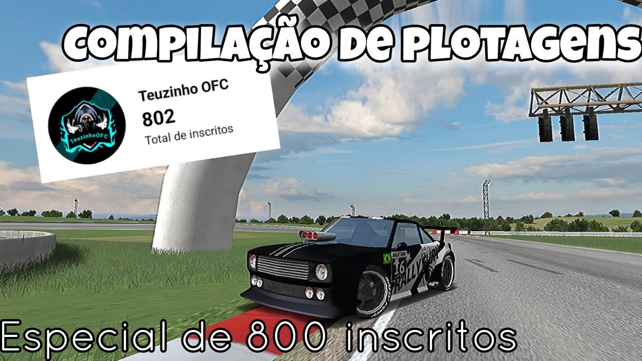 Edit especial de 800 inscritos | Compilação de plotagens 