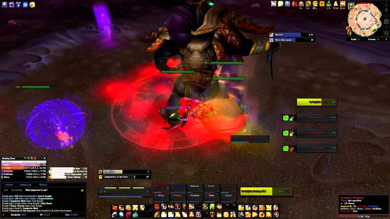 Keyd Team (Goldrinn-US) Vs Heroic: Yor'Sahj 10 Holy Paladin POV