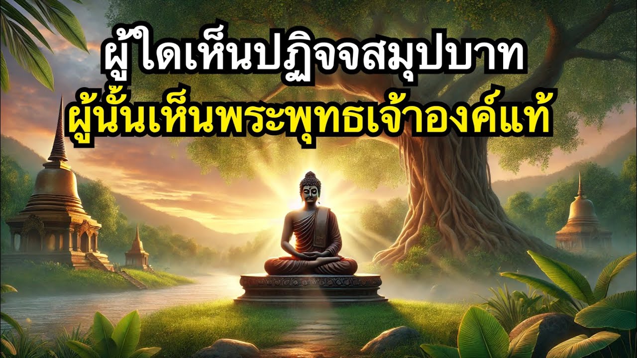ปฏิจจสมุปบาทEp1-5 ปฏิจจสมุปบาทคือธรรมที่ทรงรู้แจ้งในคืนตรัสรู้ รู้ปฏิจจสมุปบาทคือรู้ยอดธรรม