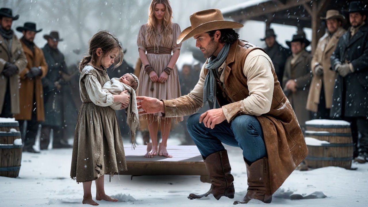 «КУПИТЕ нас, сеньор» — сказала девочка с МЛАДЕНЦЕМ… и одинокий ковбой посмотрел на женщину…