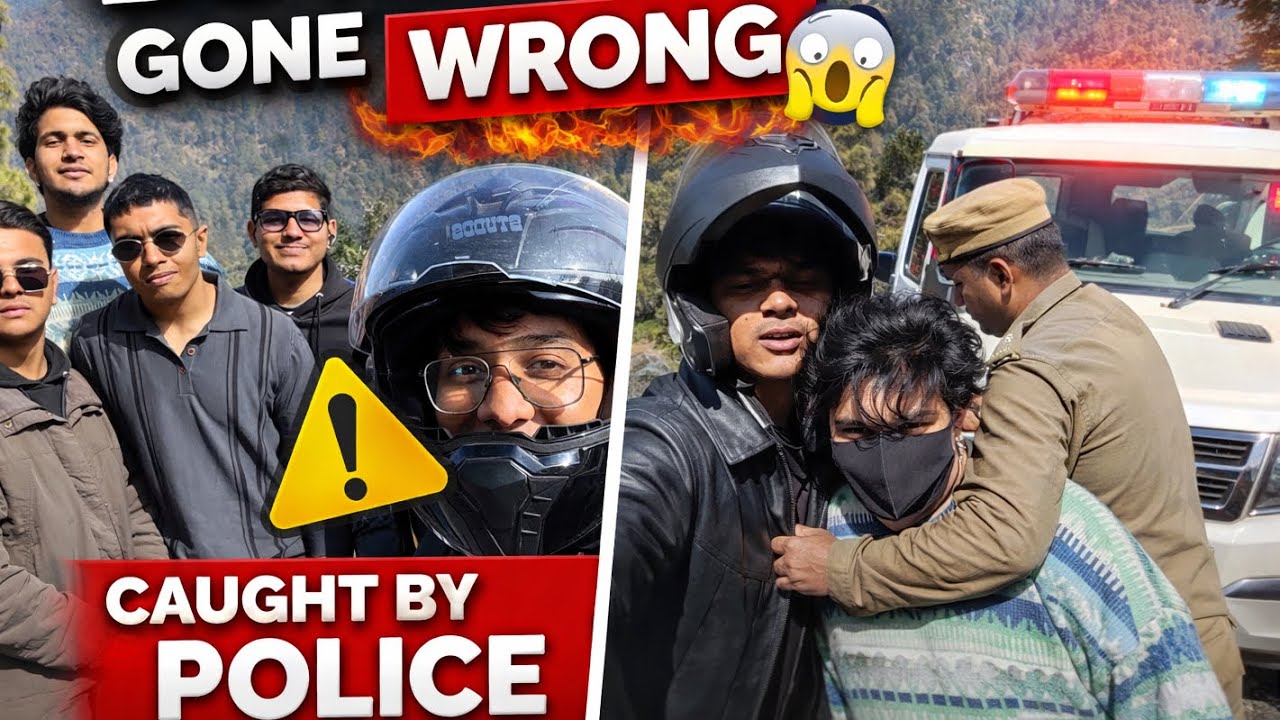 Unfiltered Boys Day out 🚀Full Bakch*di || Police ne pakad liya😂😂 | ₹5000 ka challan