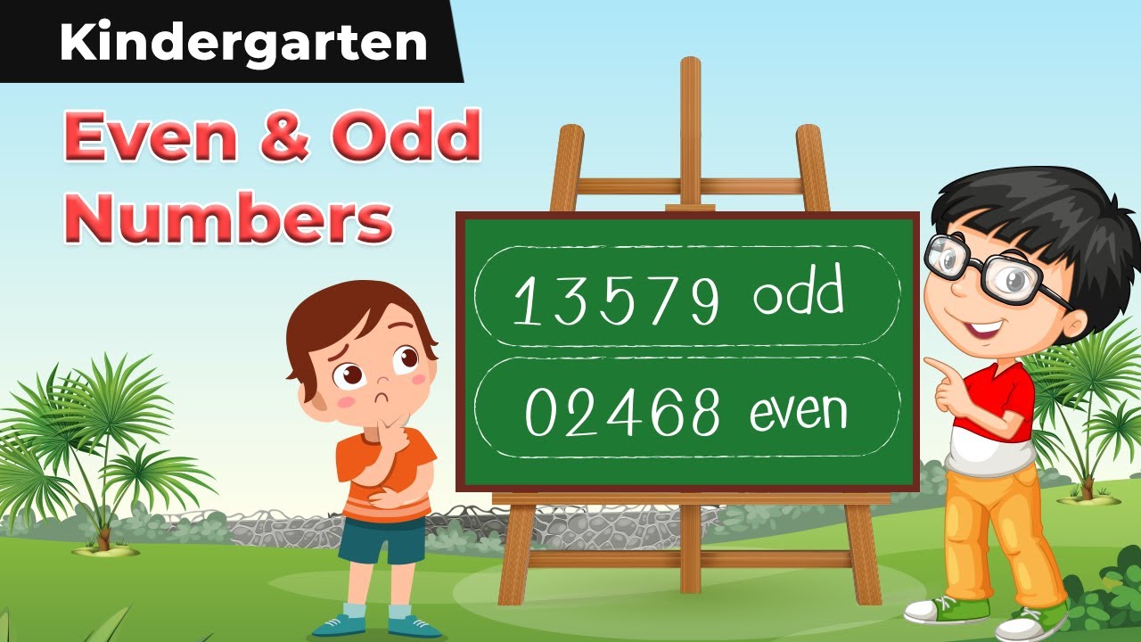 Even & Odd Numbers | Learning Even And Odd Numbers | Kindergarten