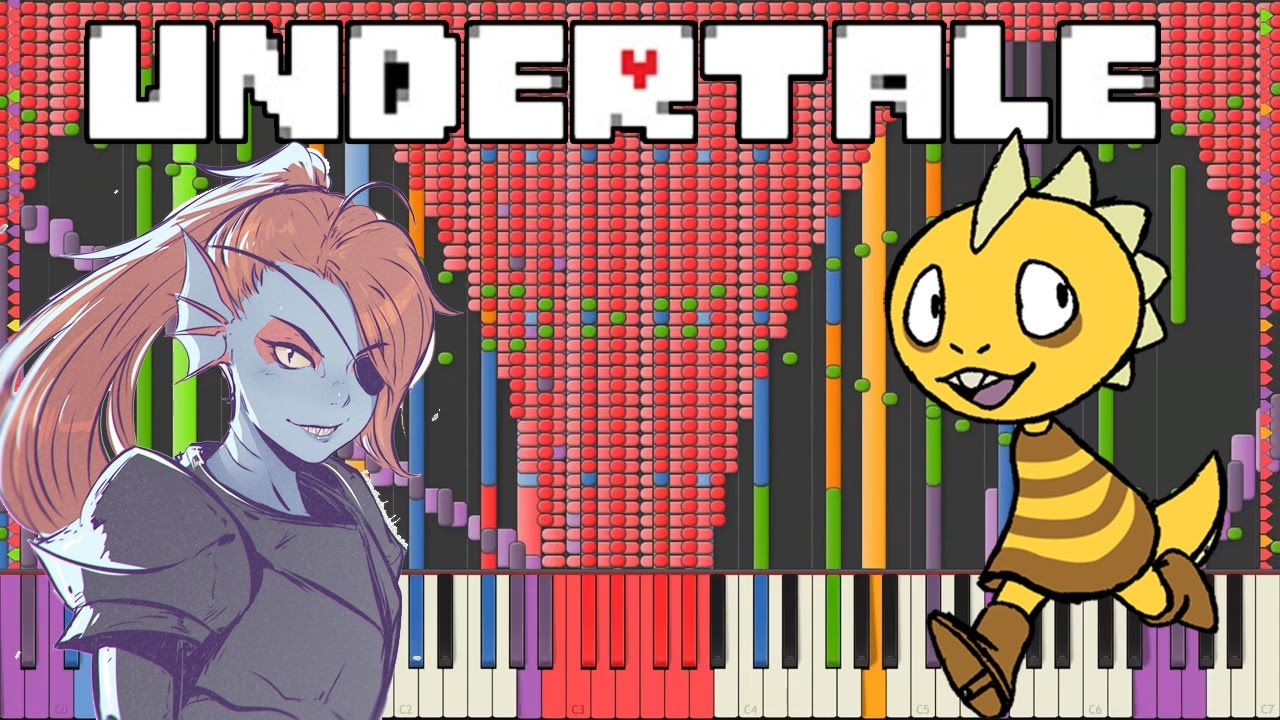 [Black MIDI] Synthesia – Undertale - Battle Against a True Hero 100,000 notes ~ ScubDomino