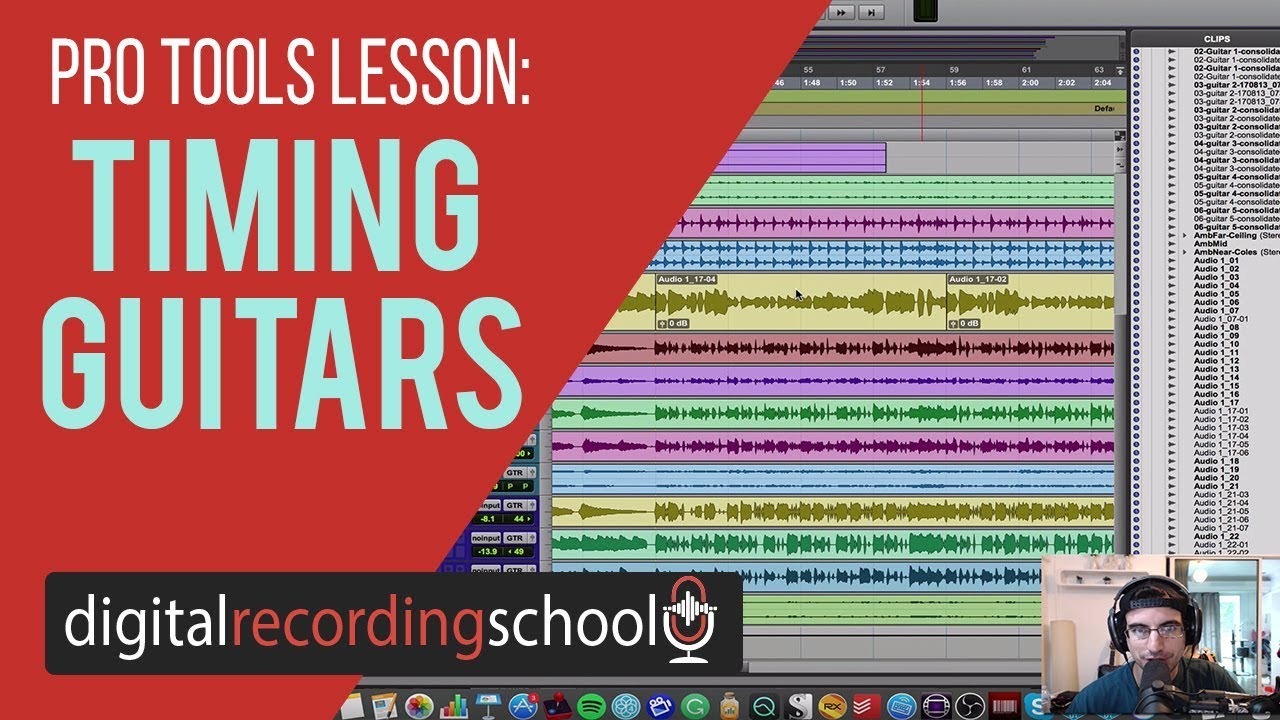 Quanitizing Guitars in Pro Tools - DigitalRecordingSchool.com