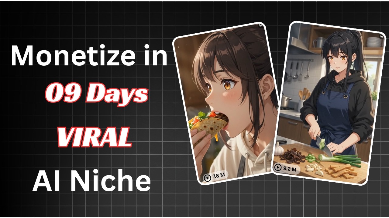 How To Create VIRAL AI Anime Girl Cooking Videos( Step By Step 100 % FREE )  // V-9