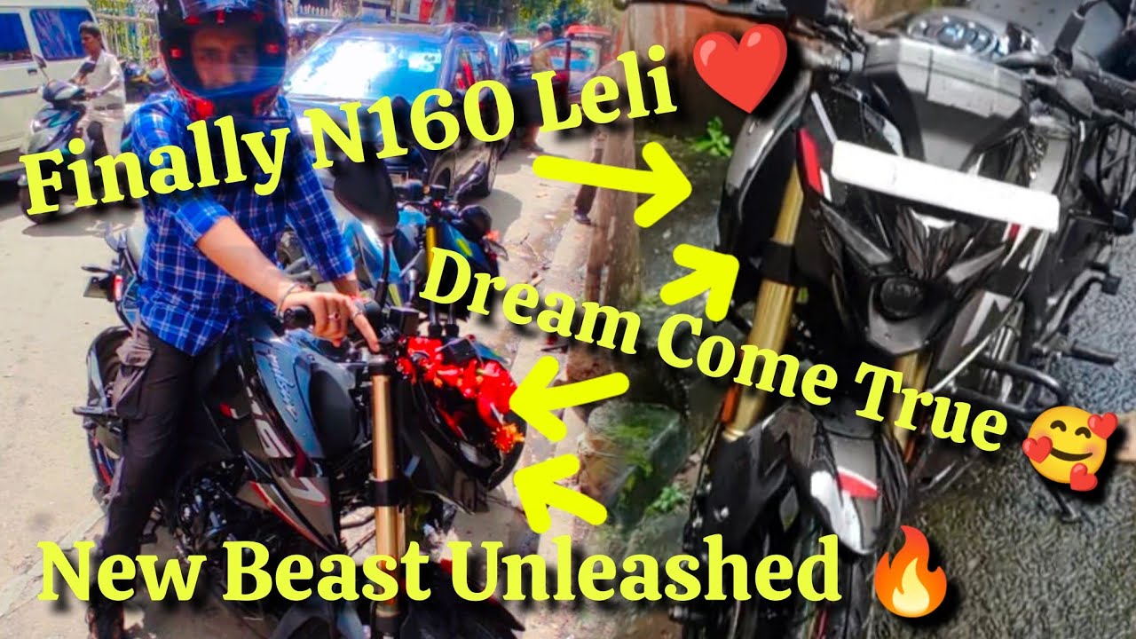 Finally N160 Leli❤️|Pulsar N160 Delivery🏍️|Dream Come True 🥰|New Beast Unleashed🔥#debjit_vlogs_18 