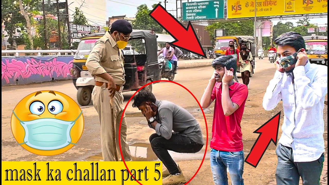 mask ka challan part 5 | prank in India | mask Kahan Hai | best prank video | mask prank police |