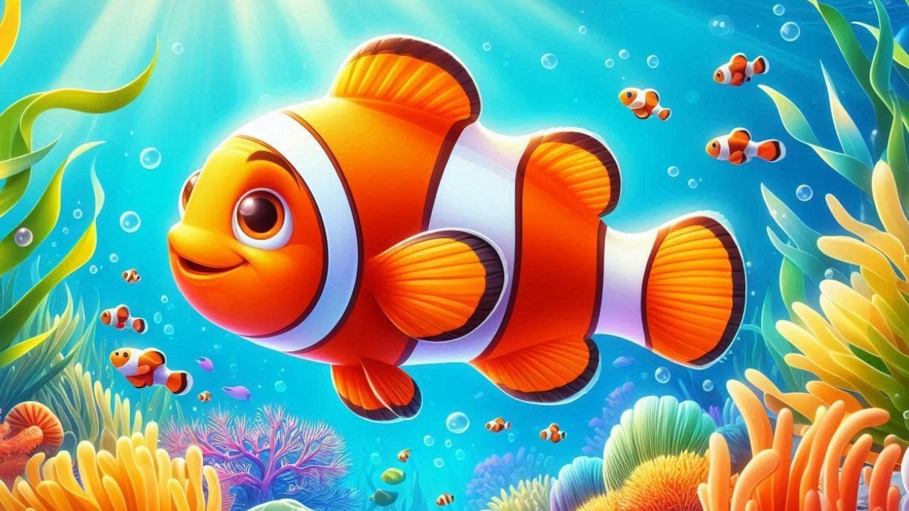سمكة صغيرة سعيدة 🐠🎶 | أغنية للأطفال