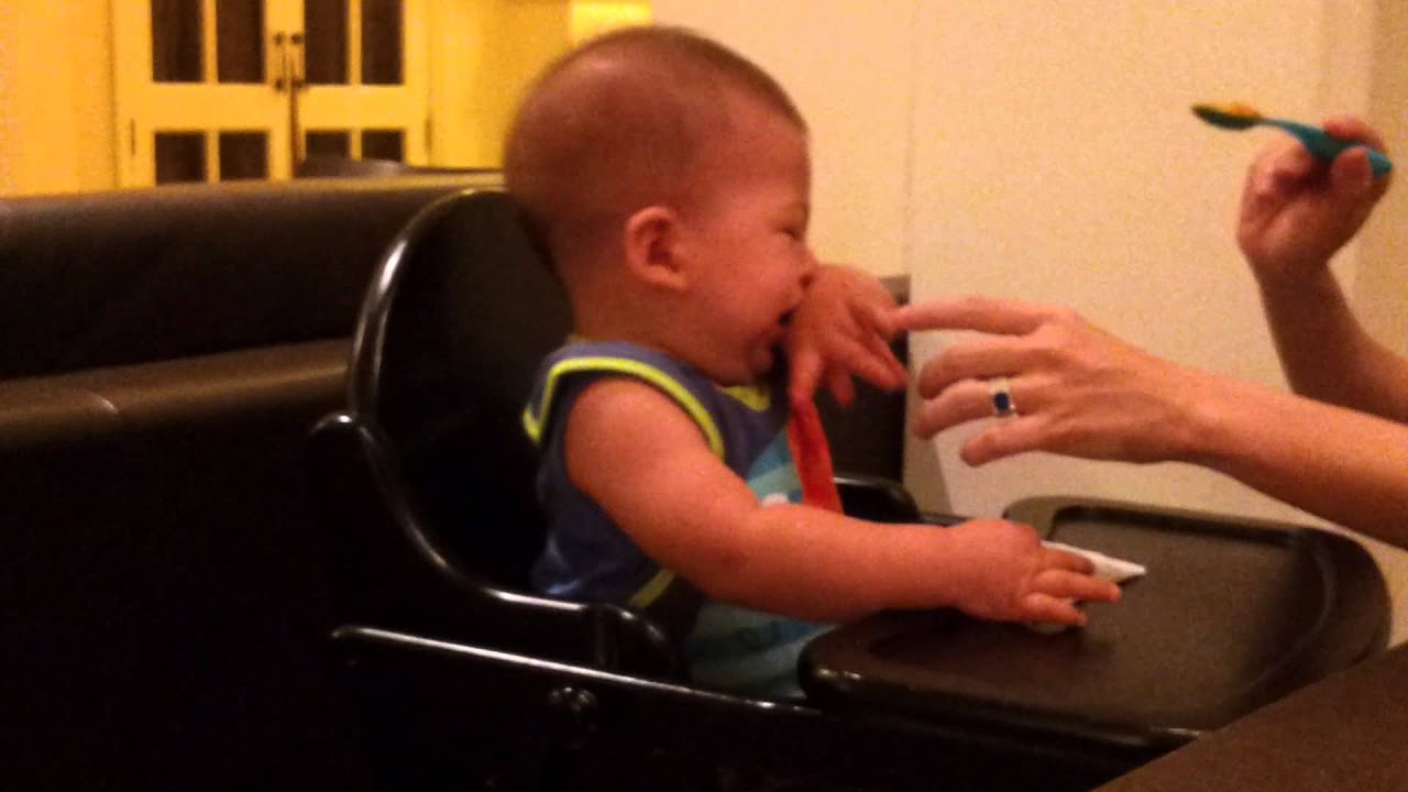 Connor Eating Tantrum Dec 3 2012